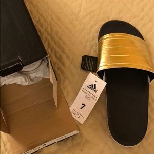 Adidas Gold slides